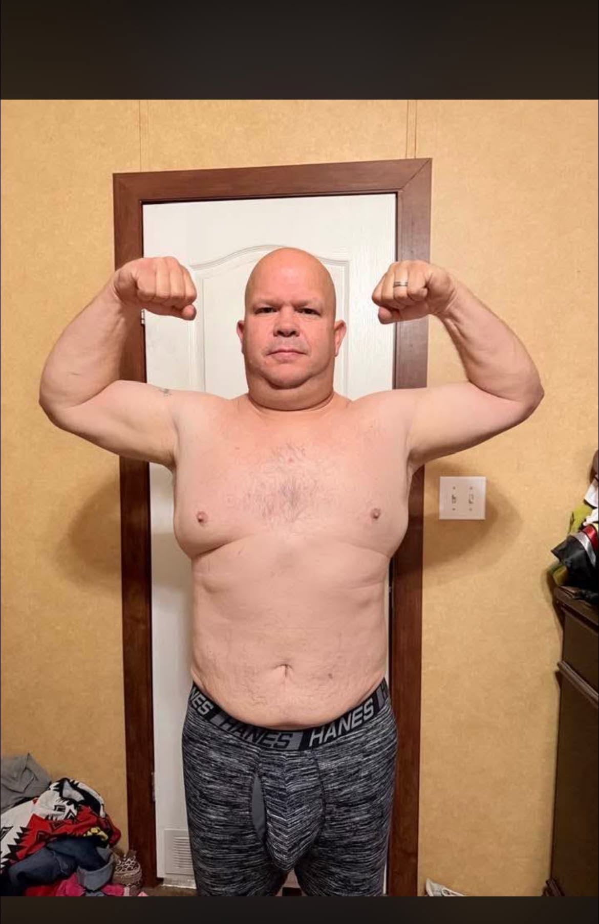 Dale before his Brink Physiques transformation